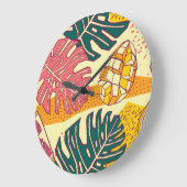 Tropisch fruit: Levendig patroonontwerp Grote Klok (Hoek)