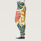 Tropisch fruit: Levendig patroonontwerp Leggings (Links)