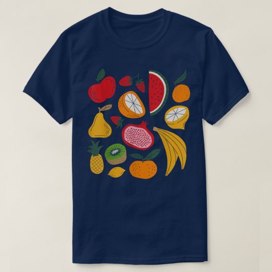 Tropisch fruit Lover Vegan Vegetarian Healthy 141 T-shirt (Design voorkant)