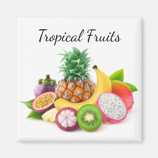 Tropisch fruit magneet (Voorkant)