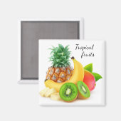 Tropisch fruit magneet (Voorkant / Achterkant)