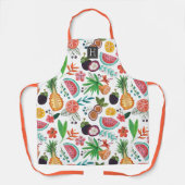 Tropisch fruit met meerdere kleuren en een overdru schort (Voorkant)