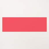 Tropisch fruit Monogram Waterverf Zomerpatroon Yogamat (Achterkant (horizontaal))