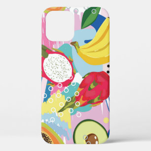 Tropisch fruit, naadloos patroon. Case-Mate iPhone case