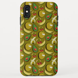 Tropisch fruit naadloos patroon geel Case-Mate iPhone case