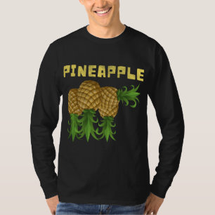 Tropisch fruit op zijn kop Ananas Swinger Beach T-shirt