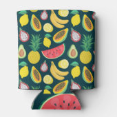 Tropisch fruit Patroon Bliss Blikjeskoeler (Achterkant)