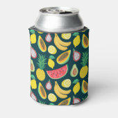 Tropisch fruit Patroon Bliss Blikjeskoeler (Blikje Achterkant)