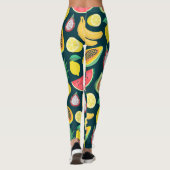 Tropisch fruit  Patroon Bliss Leggings (Achterkant)