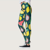 Tropisch fruit  Patroon Bliss Leggings (Links)