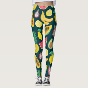 Tropisch fruit  Patroon Bliss Leggings
