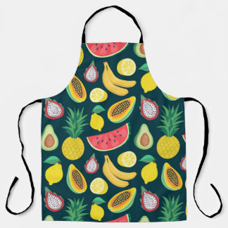 Tropisch fruit Patroon Bliss Schort