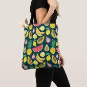 Tropisch fruit Patroon Bliss Tote Bag (Dichtbij)