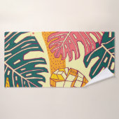 Tropisch fruit, patroonontwerp badhanddoek (Badhanddoek)