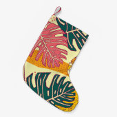 Tropisch fruit, patroonontwerp kleine kerstsok (Voorkant (Hangend))