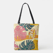Tropisch fruit, patroonontwerp tote bag (Achterkant)