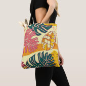 Tropisch fruit, patroonontwerp tote bag (Dichtbij)