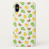 Tropisch Fruit Polkadot Patroon Case-Mate iPhone Case (Achterkant)