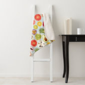Tropisch Fruit Sherpa Blanket Deken (In situ)