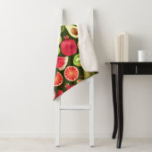 Tropisch Fruit Sherpa Blanket Deken (In situ)