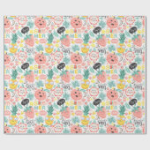 Tropisch fruit Summer Vibes Cadeaupapier (Vlak)
