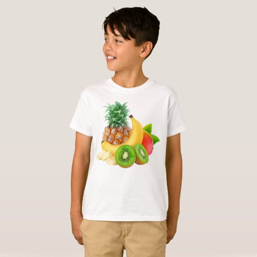 Tropisch fruit t-shirt (Voorkant volledig)