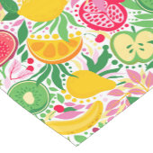 Tropisch fruit Waterverf zomerpatroon Korte Tafelloper (Hoek)