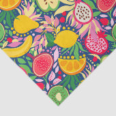 Tropisch fruit Waterverf zomerpatroon Tissuepapier (Detail)