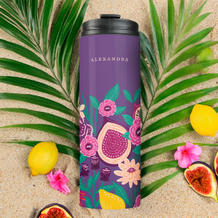 Tropisch Fruit & Wildbloemen Botanisch Violet Thermosbeker