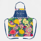 Tropisch fruit Zomer Koningin van de Keuken Schort (Voorkant)