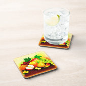 Tropisch fruitig schilderen. Bestel nu Bier Onderzetter (Rechterzijde)