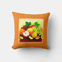 Tropisch fruitig schilderen. Bestel nu Kussen