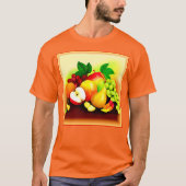 Tropisch fruitig schilderen. Bestel nu T-shirt (Voorkant)