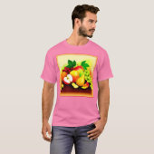Tropisch fruitig schilderen. Bestel nu T-shirt (Voorkant volledig)