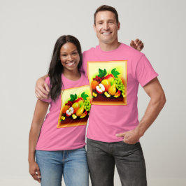Tropisch fruitig schilderen. Bestel nu T-shirt