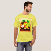 Tropisch fruitig schilderen. Bestel nu T-shirt (Voorkant volledig)