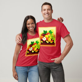 Tropisch fruitig schilderen. Bestel nu T-shirt