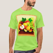 Tropisch fruitig schilderen. Bestel nu T-shirt (Voorkant)