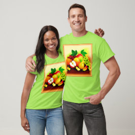 Tropisch fruitig schilderen. Bestel nu T-shirt