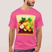 Tropisch fruitig schilderen. Bestel nu T-shirt (Voorkant)