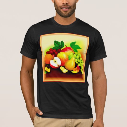 Tropisch fruitig schilderen. Bestel nu T-shirt (Voorkant)