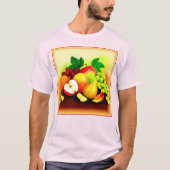 Tropisch fruitig schilderen. Bestel nu T-shirt (Voorkant)