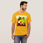 Tropisch fruitig schilderen. Bestel nu T-shirt (Voorkant volledig)