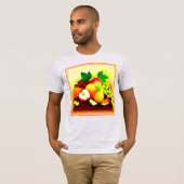 Tropisch fruitig schilderen. Bestel nu T-shirt (Voorkant volledig)