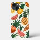 Tropisch fruitontwerp iPhone 13 hoesjes (Achterkant)