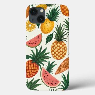 Tropisch fruitontwerp iPhone 13 hoesjes