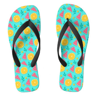 Tropisch fruitontwerp teenslippers