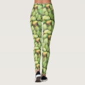 Tropisch fruitpatroon kokokosnoot leggings (Achterkant)