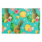 Tropisch fruitpatroon kussensloop (Achterkant-Links)