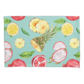 Tropisch fruitpatroon kussensloop (Voorkant-Links)